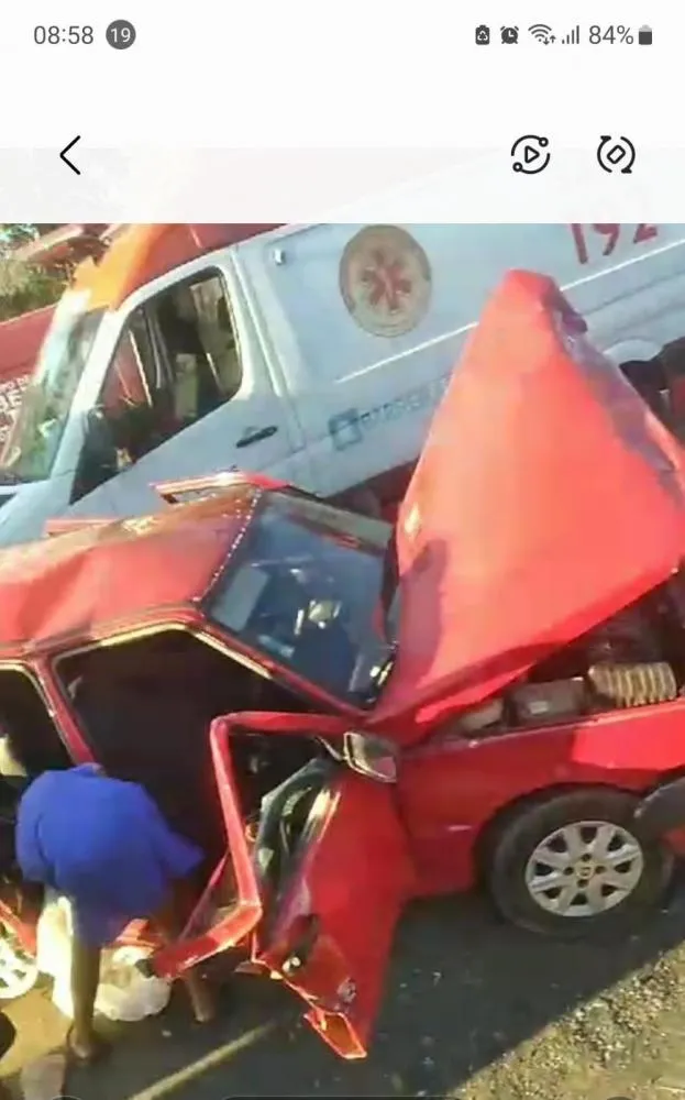 Grave acidente na BR-242 próximo ao 4º BEC na cidade de Barreiras