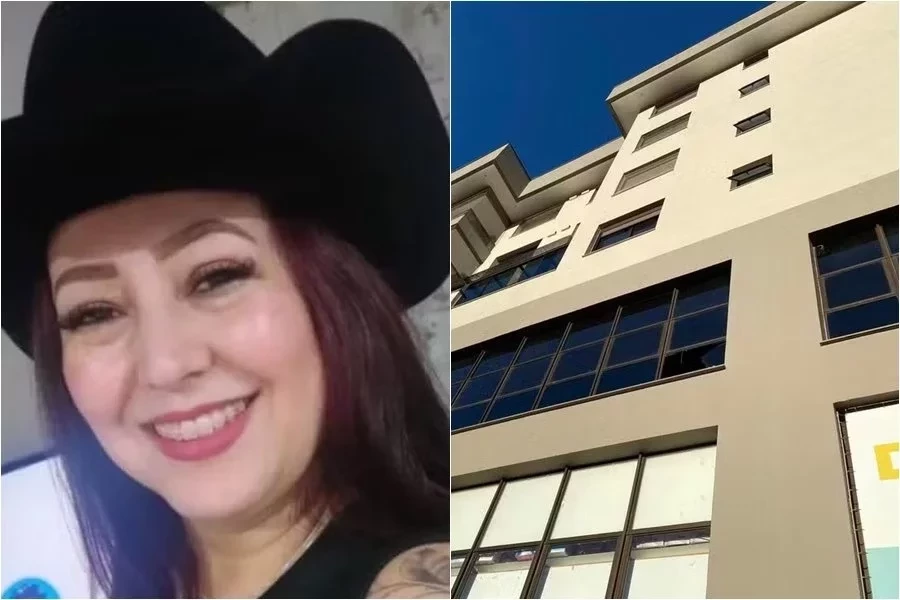 Mulher se desequilibra durante treino e cai do segundo andar de academia