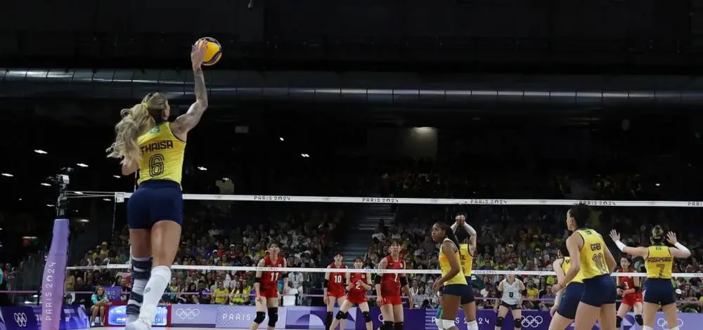 Brasil vence Japão por 3 a 0 e assume vice-liderança na Liga das Nações de Vôlei Feminino