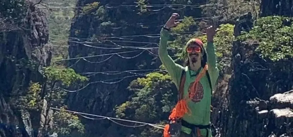Praticante de highline morre após queda de 50 metros na Chapada dos Veadeiros