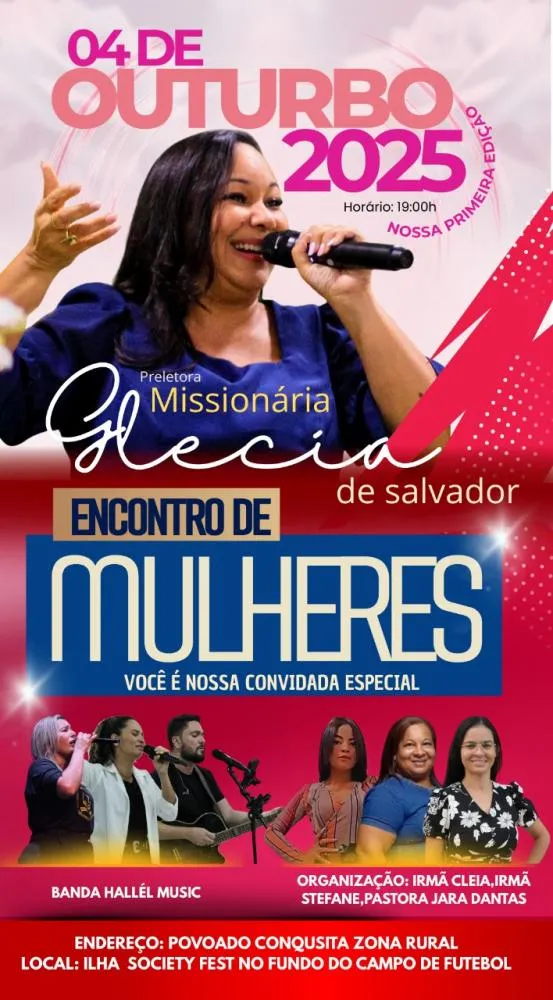 Grande Encontro de Mulheres movimentará o povoado Conquista, em Barreiras