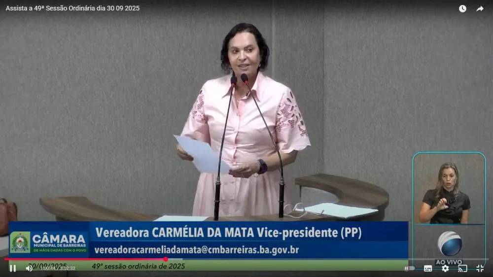 Carmélia da Mata denuncia assédio moral e ingerência política em escolas de Barreiras