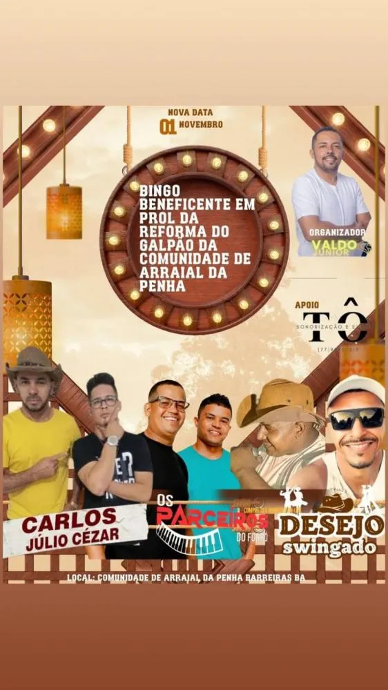 Comunidade de Arraial da Penha realizará festa beneficente no dia 1º de novembro