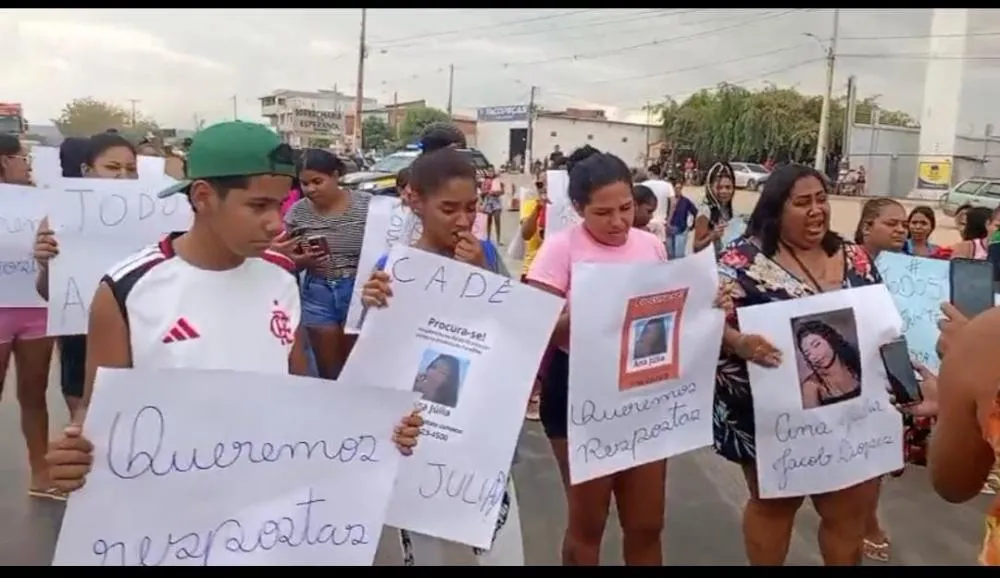 Amigos e familiares se mobilizam nas buscas pela jovem Ana Júlia, em Barreiras