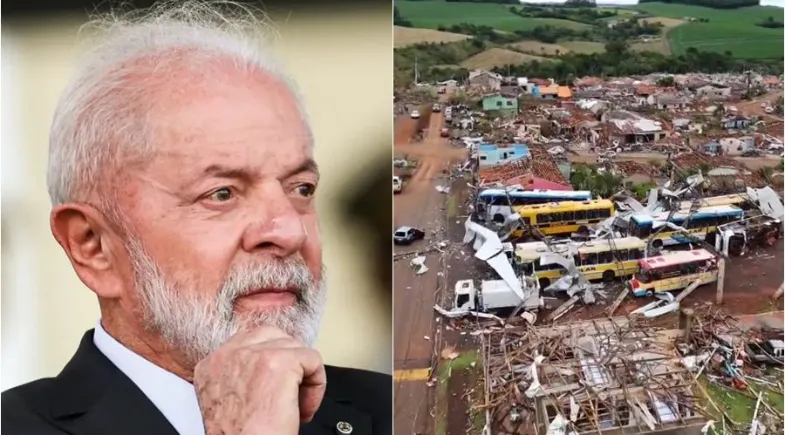 Lula envia 'equipe federal' ao Paraná para apoiar as vítimas de tornado que deixou seis mortos