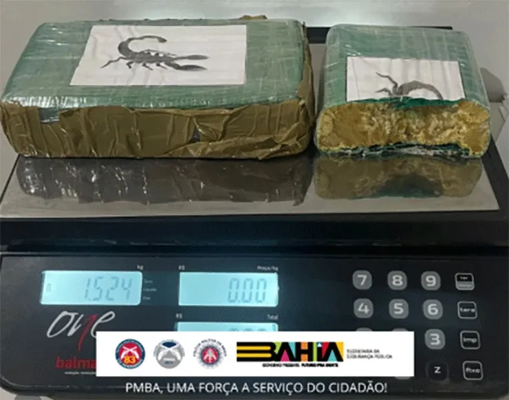 PM apreende cerca de 1,5 kg de crack após fuga de suspeitos em Barreiras