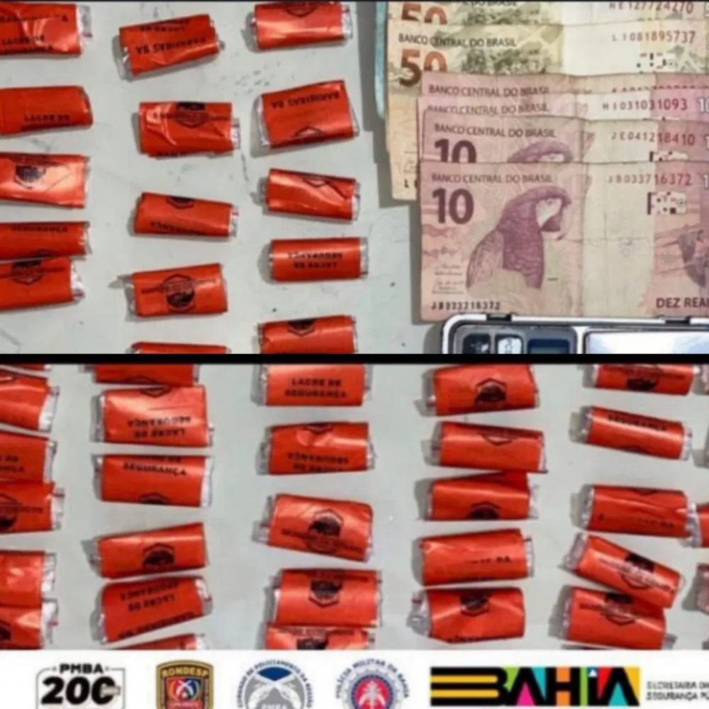 Homem é preso por tráfico de drogas durante ação da CIPT-O na Vila Amorim, em Barreiras
