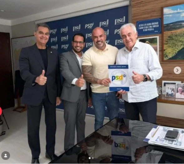 Prefeito de Várzea do Poço rompe com ACM Neto e adere ao PSD de Ptto, da base de Jerônimo Rodrigues