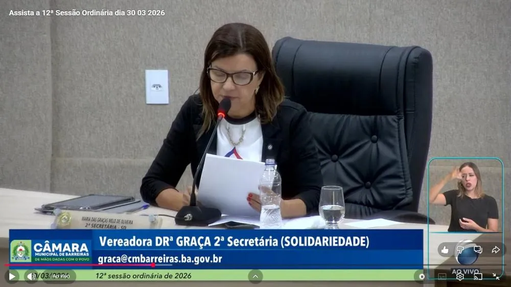 Vereadores de Barreiras assinam moção de repúdio pela paralisação do programa Idade Viva