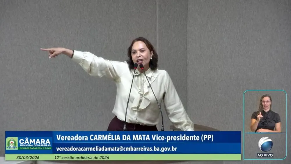 Vereadora Carmélia da Mata aponta crise na saúde de Barreiras e cobra uma auditoria nas contas do município