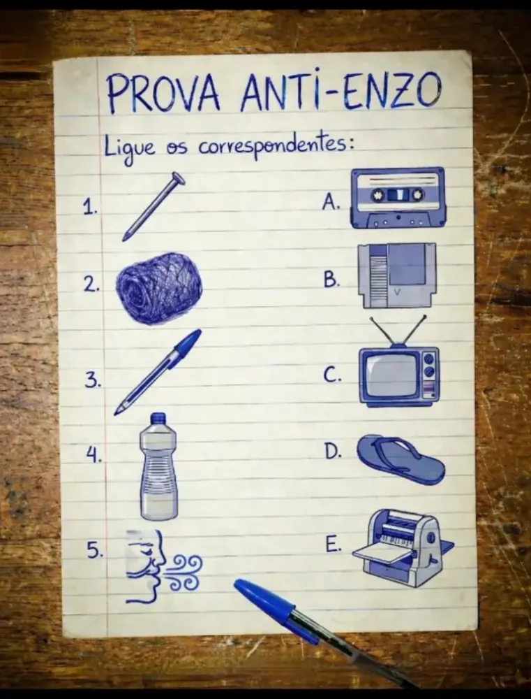 “Prova Anti-Enzo” viraliza ao testar conhecimentos sobre tecnologias e gambiarras do passado