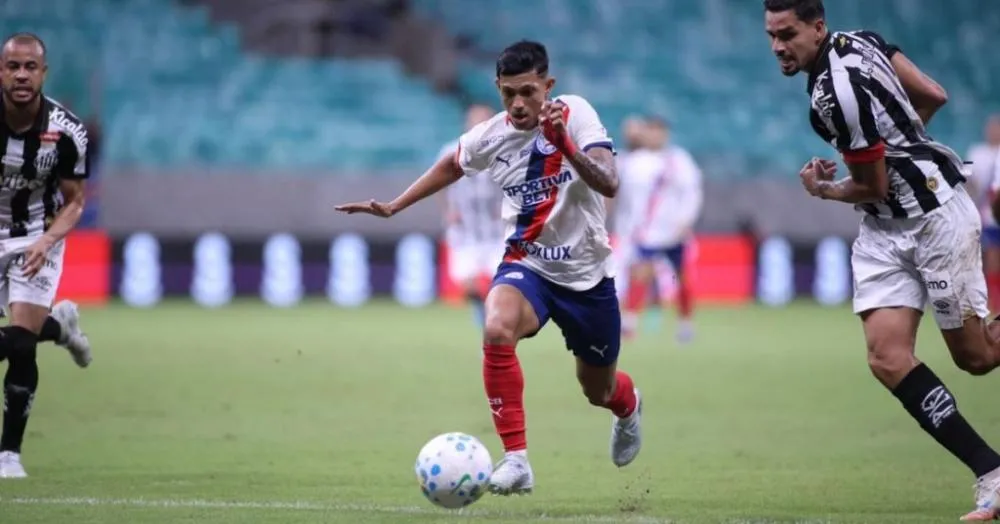 Bahia busca reação no segundo tempo e arranca empate contra o Santos na Fonte Nova