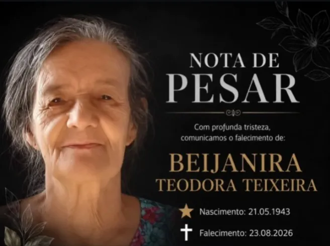 Câmara de Barreiras manifesta pesar pelo falecimento de Beijanira Teodora Teixeira