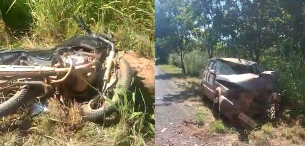 Colisão frontal deixa motociclista morto na BA-449 em Cotegipe