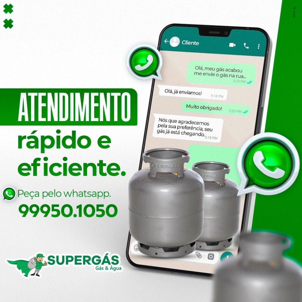 Não perca a oportunidade de comprar um gás com a qualidade que você merece!
