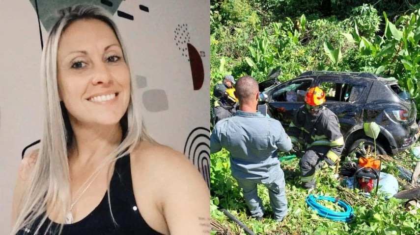 Ex-lutadora de MMA morre após carro cair em ribanceira de 6 metros em Ubatuba